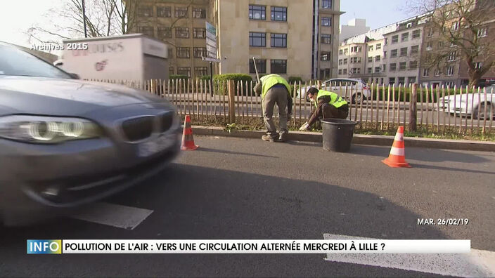 Pollution de l’air : Vers une circulation alternée mercredi à Lille ?