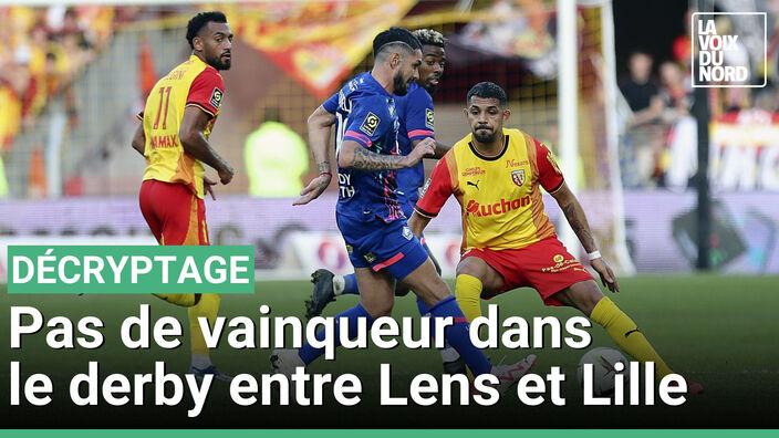 Pas de vainqueur dans le derby du Nord entre Lens et Lille (1-1)