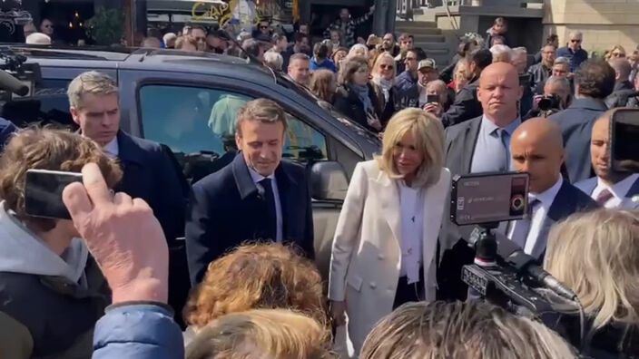 Emmanuel et Brigitte Macron au Touquet