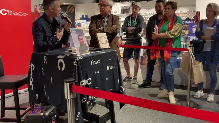 Franck Thilliez raconte le thème de son nouveau roman policier à la Fnac de Boulogne