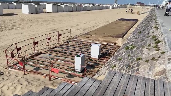 La construction des trois bars de plage de Calais est lancée!