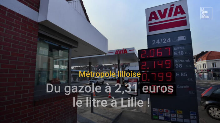 Du gazole à 2,31 euros  le litre à Lille !