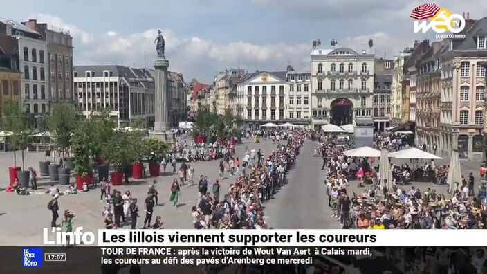 L'actu dans les Hauts-de-France du mercredi 6 juillet 2022 : Le Tour de France sur les pavés et la grèves à la SNCF