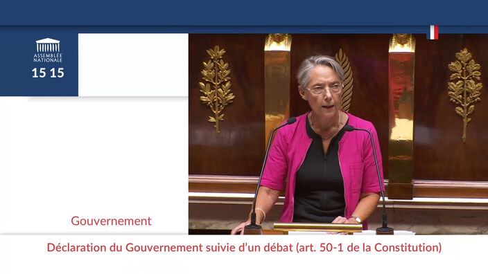 Pouvoir d'achat : la Première ministre Elisabeth Borne présente ses mesures face à l'inflation