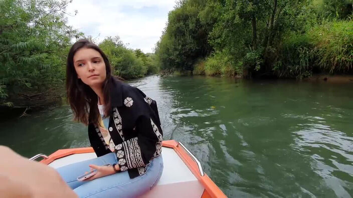 Balade sur la Canche en barque à moteur électrique