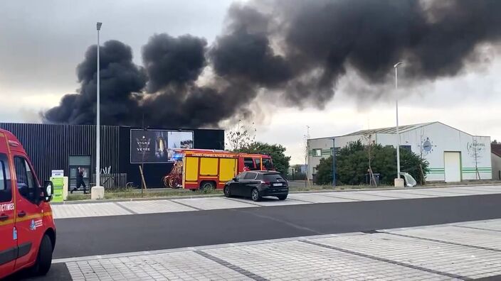 Un impressionnant incendie hier soir à Wimereux