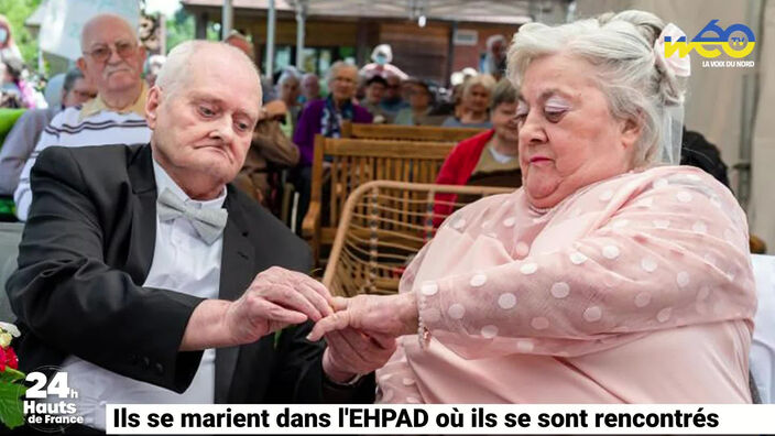 Ils se marient dans l’Ehpad où ils se sont rencontrés