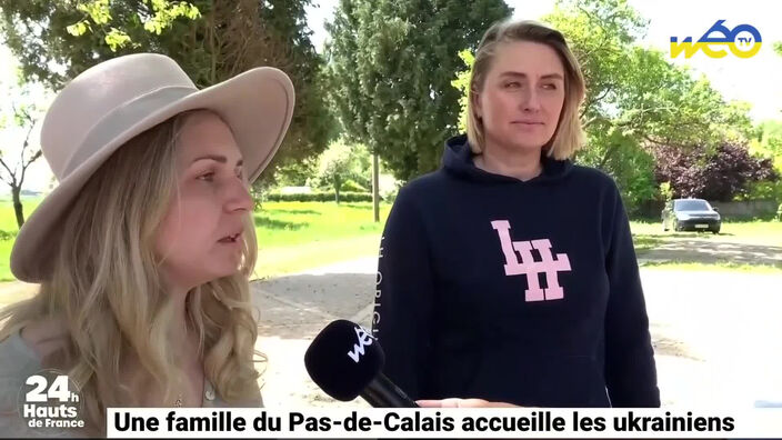 Une famille du Pas-de-Calais accueille les Ukrainiens