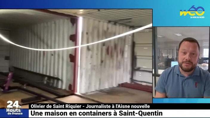 L'info des territoires : Une maison en containers à Saint-Quentin