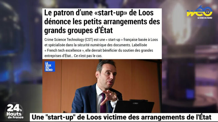 Une start-up de Loos dénonce les arrangements des grands groupes d’Etat