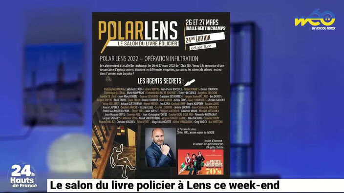 Le salon du livre policier à Lens ce week-end