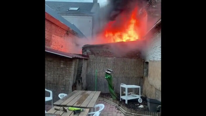 Un feu de maison à Iwuy, trois personnes sauvées