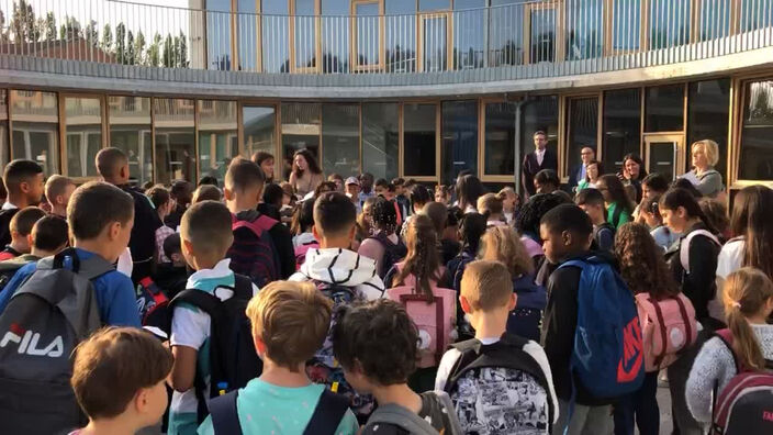 Rentrée en chanson à l'école Jean Rostand d'Hellemmes