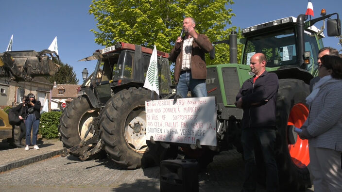 Saint-Aubin-en-Bray : Nouvelle mobilisation de soutien à l'éleveur condamné