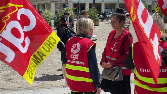 Amiens : les soignants du CHU se mobilisent