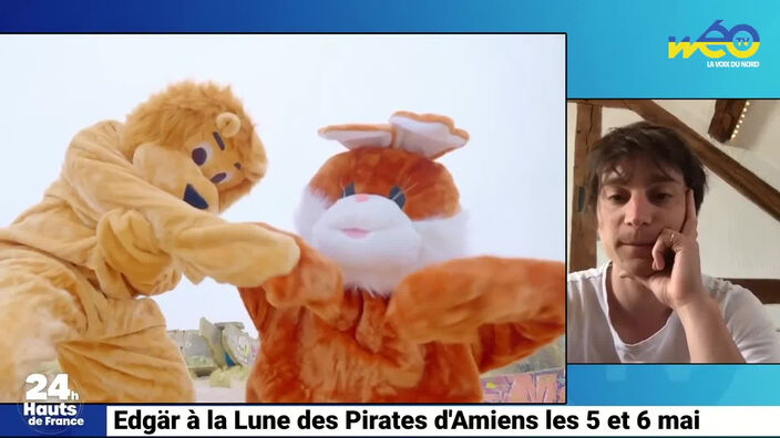 Edgär à la Lune des pirates d’Amiens les 5 et 6 mai