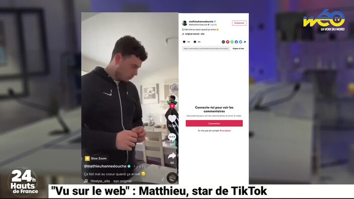 Vu sur le web : Mathieu, de Vendin-les-Béthune et star de TikTok !