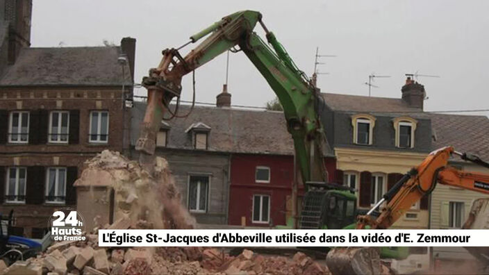 Polémique : l’église Saint-Jacques d’Abbeville utilisée dans la vidéo de campagne d’Eric Zemmour