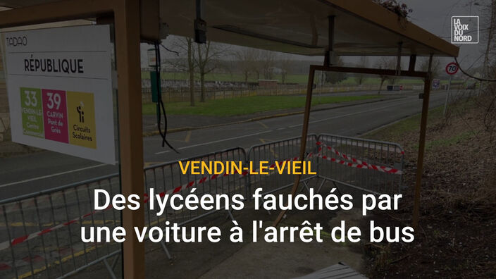 Vendin-le-Vieil : des lycéens percutés par une voiture à un arrêt de bus