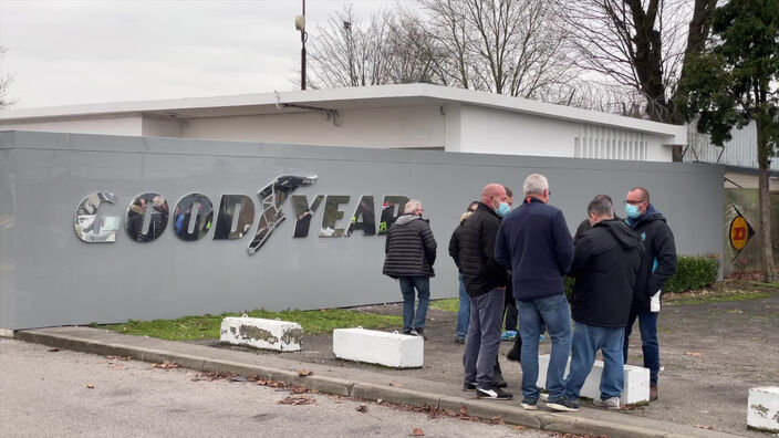 Débrayage à l'usine Goodyear Amiens Sud