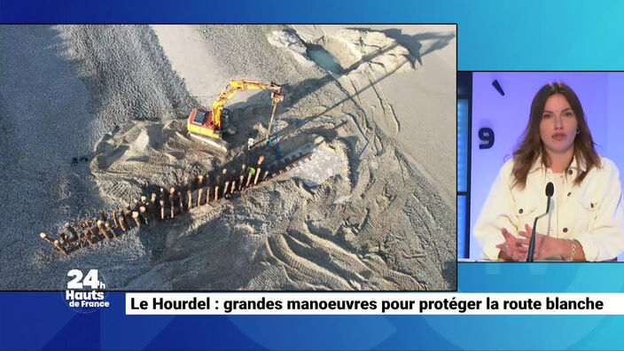 Le Hourdel : grandes manoeuvres pour protéger la route blanche