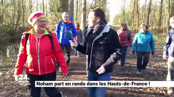 Noham part en rando dans la région !