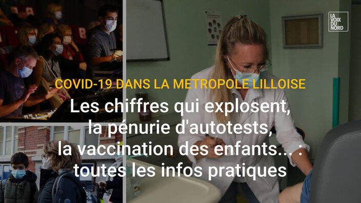 Covid-19 : les chiffres explosent dans la métropole lilloise