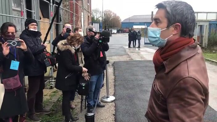 Jean Castex visite la friche Cosserat d'Amiens