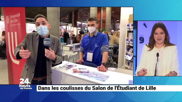 Noham au salon de l'étudiant de Lille