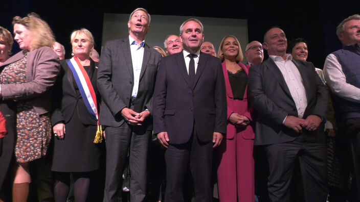 Saint-Quentin : Xavier Bertrand sur la scène du théâtre Jean Vilar pour lancer "Nous France"