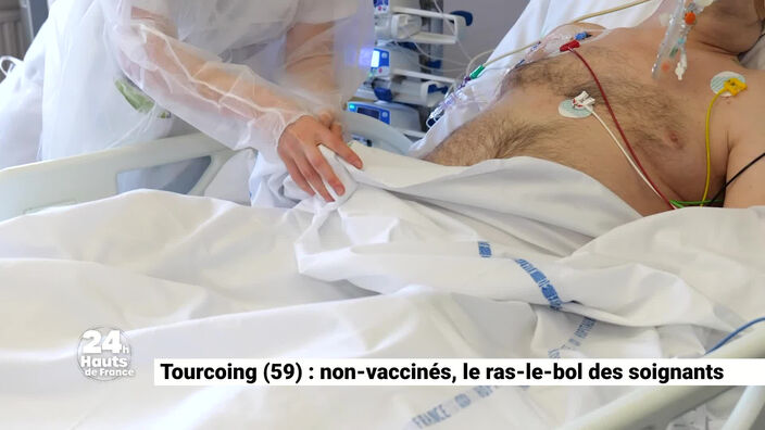 L'info des territoires : non-vaccinés, le ras-le-bol des soignants de Tourcoing