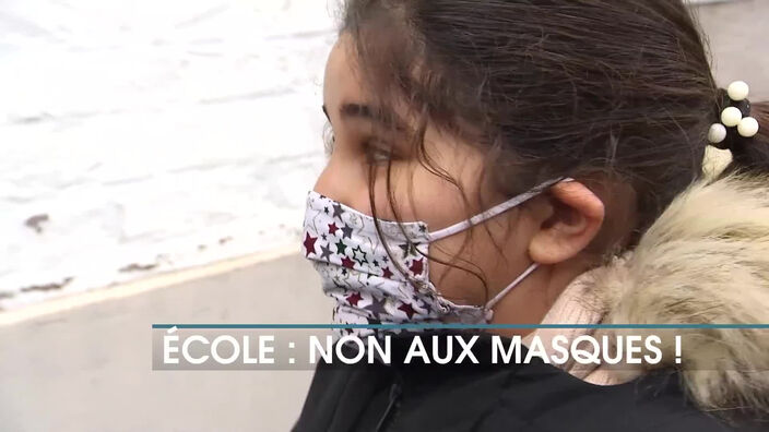 Un collectif lutte contre le port du masque à l’école primaire