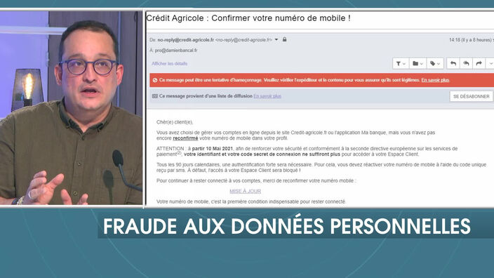 Cybersécurité : Fraude aux données personnelles