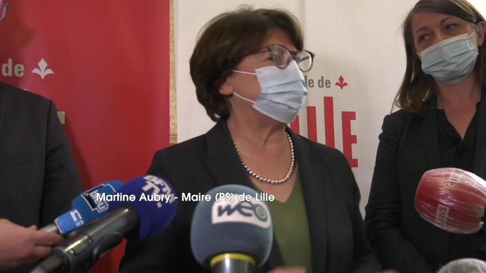 Réactions de la maire de Lille, Martine Aubry, à l'actualité nationale