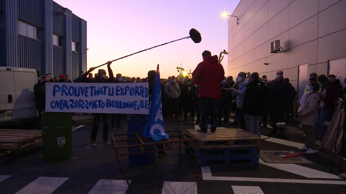 Les pêcheurs passent à l'action à Boulogne