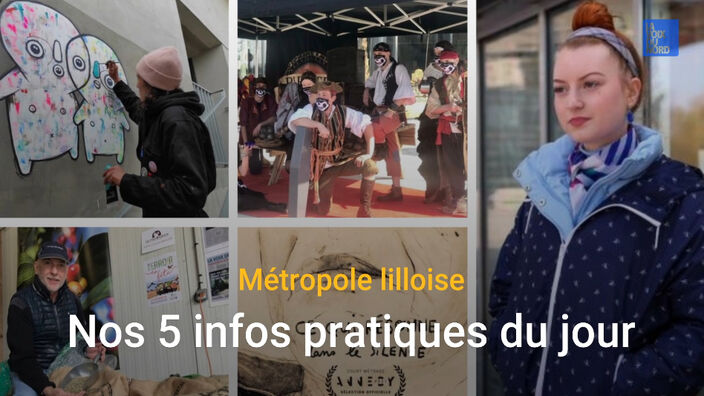 Les cinq infos pratiques de la métropole lilloise du samedi 10 avril