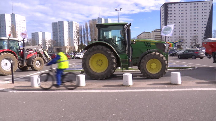 Manifestation des agriculteurs dans le calaisis