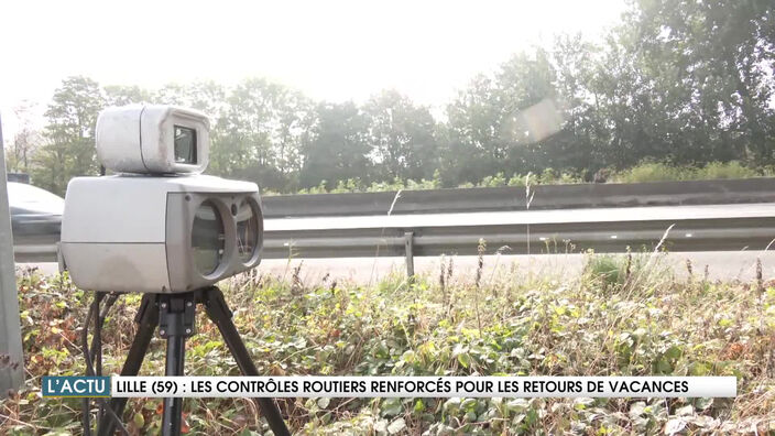 Les contrôles routiers renforcés pour les retours de vacances