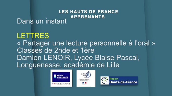 Classes de seconde et première | Lettres | Partager une lecture personnelle à l’oral