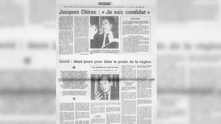 Rencontre avec André Soleau, ancien redacteur en chef de la Voix du Nord qui avait annoncé la candidature de Jacques Chirac 