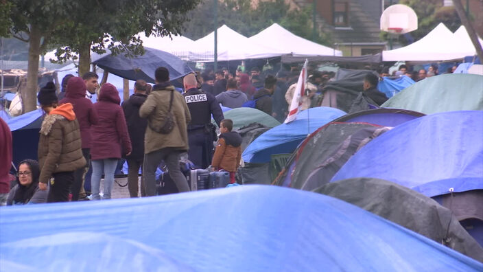 Evacuation du camp de migrants de Grande-Synthe