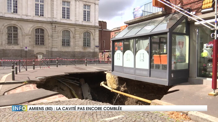 Amiens (80) : Le trou n'est pas encore comblé