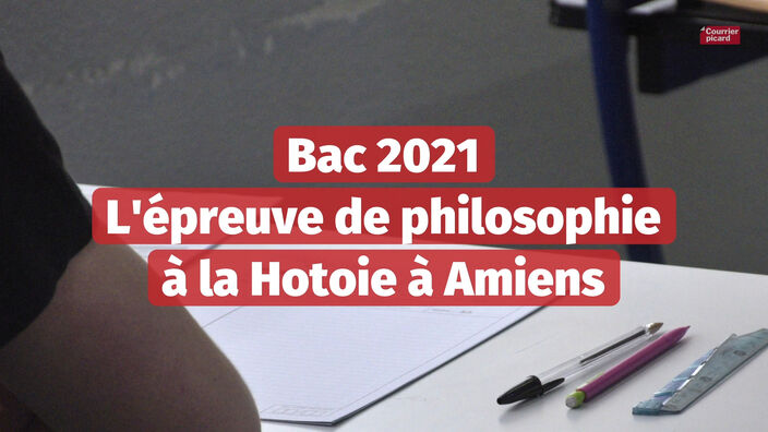 Epreuve du baccalauréat de philosophie au lycée de la Hotoie à Amiens