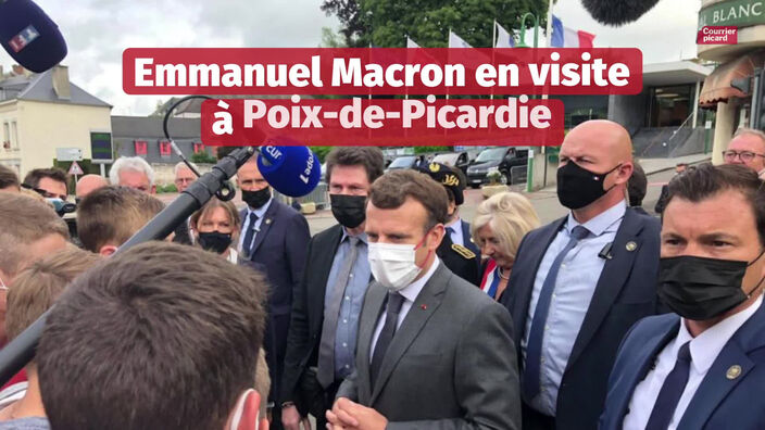 Visite d'Emmanuel Macron dans la Somme