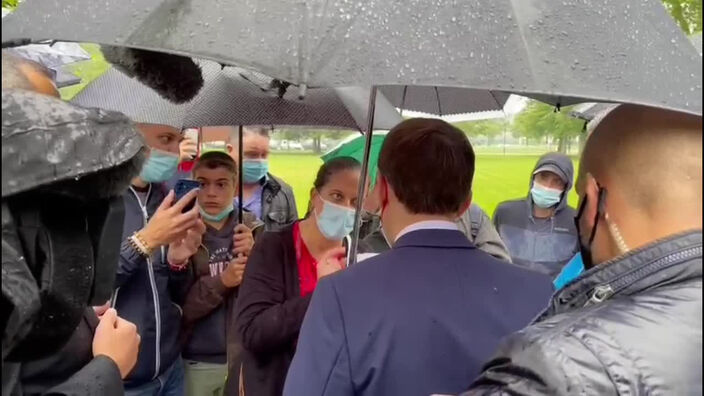 Emmanuel Macron a voté au Touquet