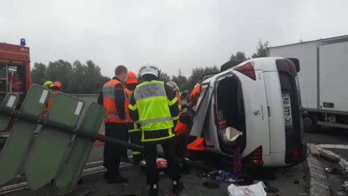 Fréthun: accident entre une camionnette et une voiture 