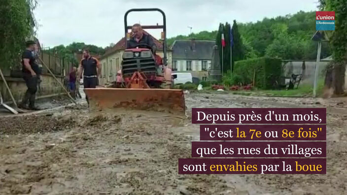 Aisne : de nouvelles coulées de boue, ce dimanche, à Puiseux-en-Retz