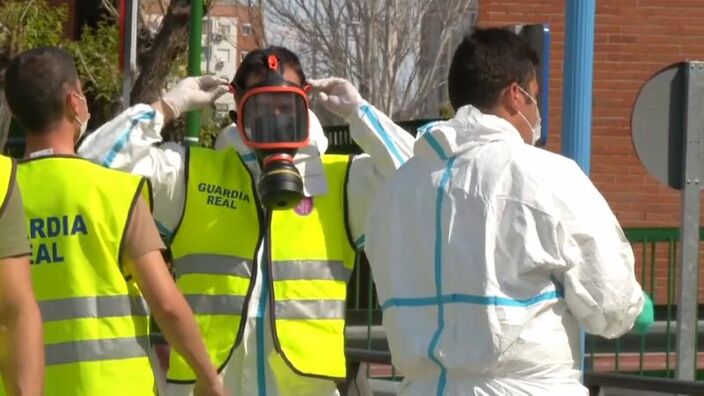 Madrid en appelle à la police et l'armée face au Covid-19