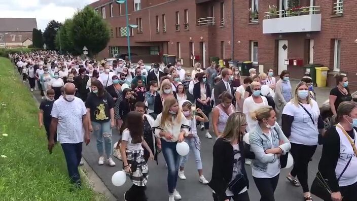 Waziers: l’hommage à Erine, six ans, morte après avoir été percutée par une voiture