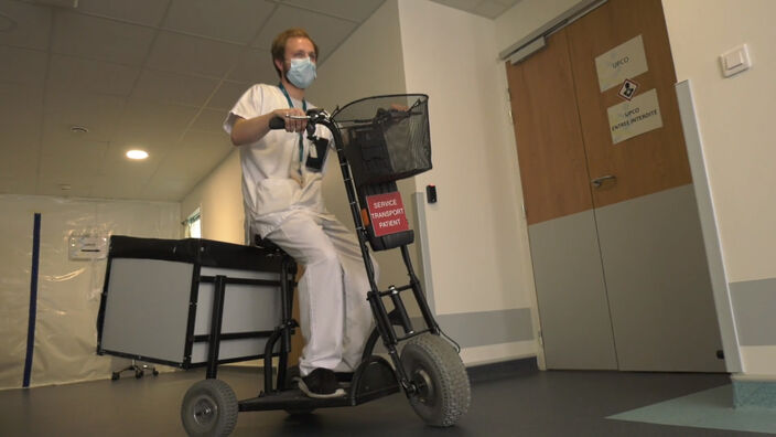 Amiens : Des trottinettes dans les couloirs du CHU...